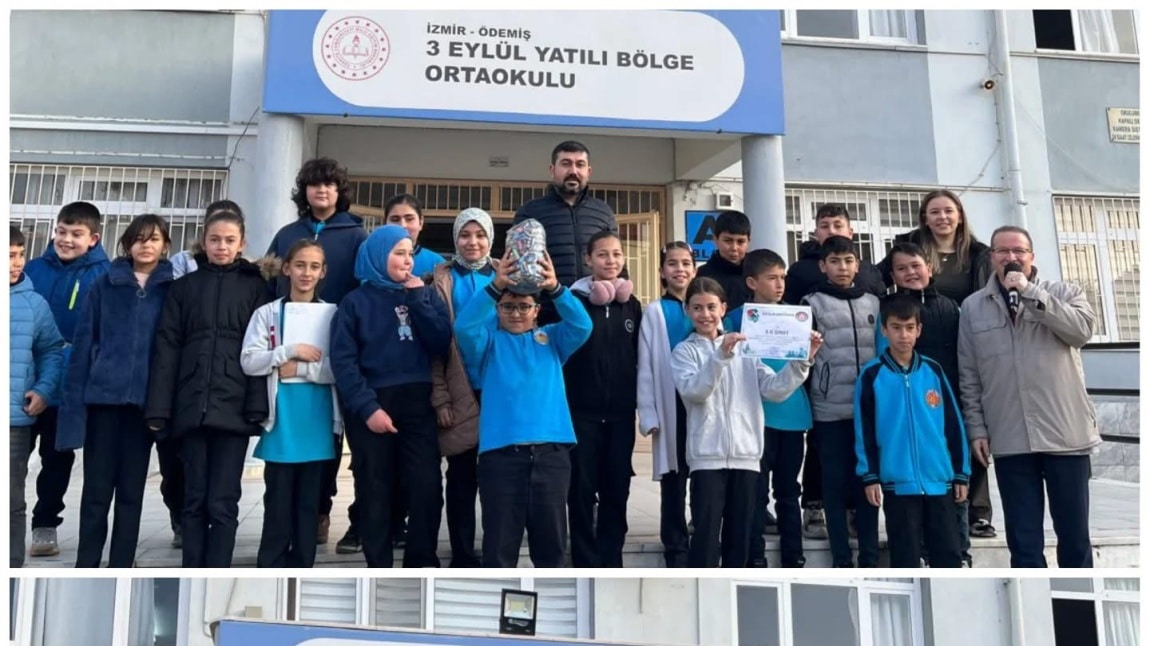 Sınıflar Arası Atık Pil Toplama Yarışmasında 2. 5 litrelik pet şiseyi dolduran 5/A Sınıfına Belgesi verildi.
