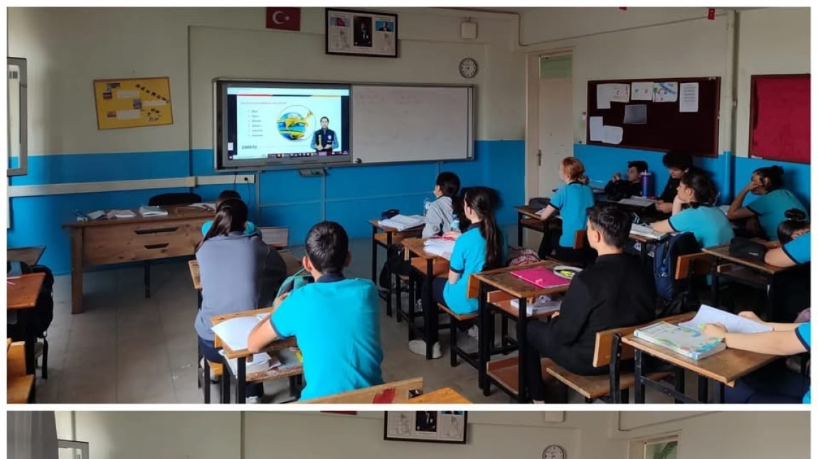 10-14 yaş Siber Güvenlik videosu tüm öğrencilerimize izletildi. 