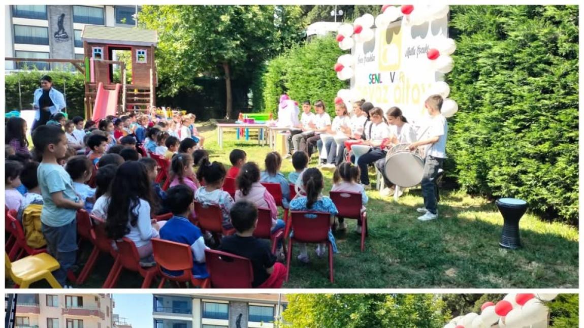 Okulumuz Ritim Grubu ile Beyaz Altay Anaokulu'nda  Anasınıfı Öğrencileri ile Ritim Çalışması ve Ritim  Gösterisi sonrasında  Fen Bilimleri Öğretmenimiz Merve ELMALI Bilim Şenliği  Etkinlikleri gerçekleştirdi.